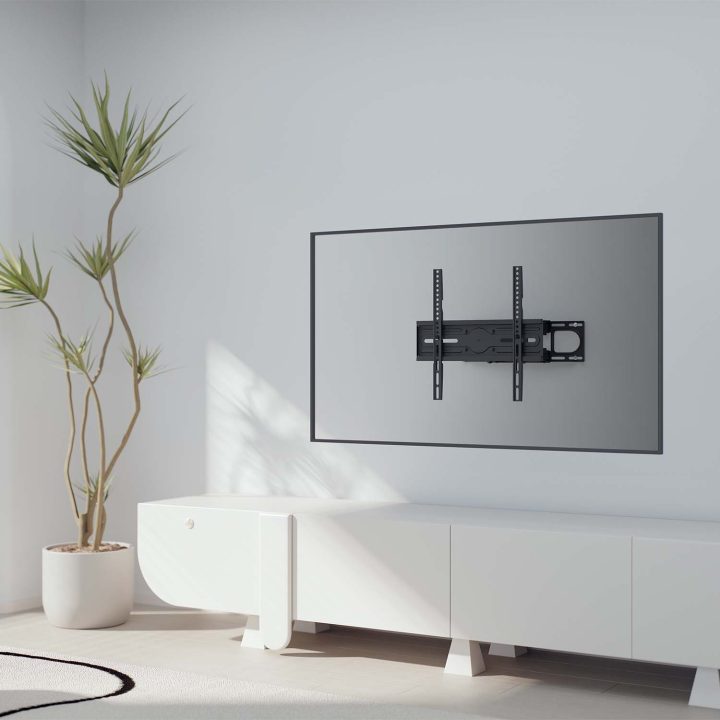 AISENS Soporte eco giratorio, inclinable y nivelable para monitor/TV…