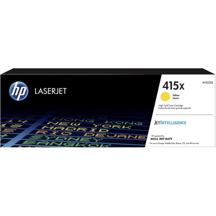 HP Original LaserJet 415X High Yield Yellow Toner Cartridge