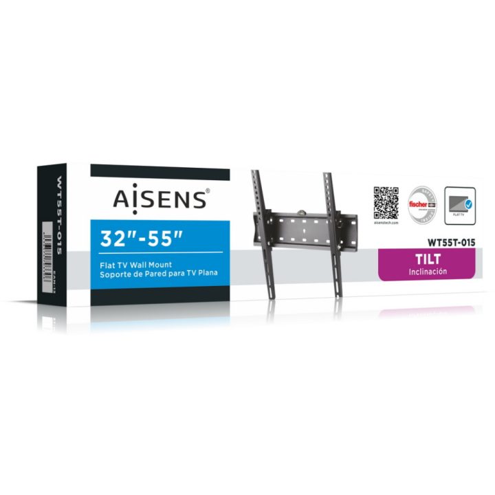 AISENS WT55T-015 suporte para TV 32" Preto