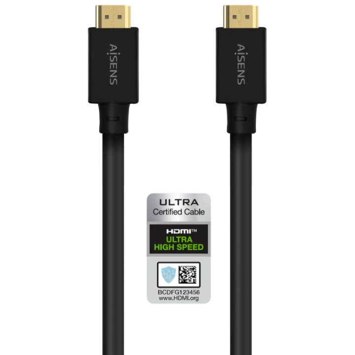 AISENS HDMI Cable V2.1 Ultra High Speed / HEC 8K@60Hz 48Gbps, M/M…