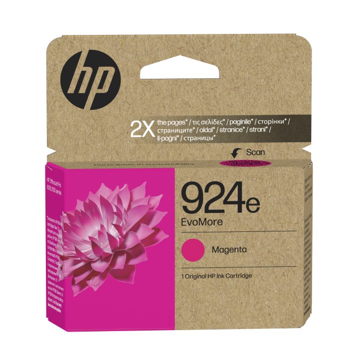HP Original EvoMore 924e Magenta Ink Cartridge