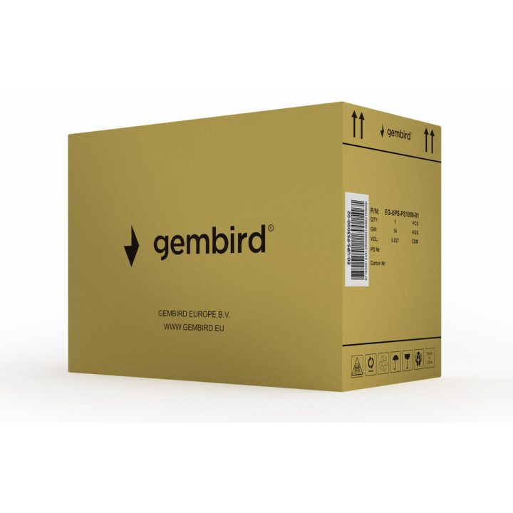 Gembird EG-UPS-PS3000-02 uninterruptible power supply (UPS)…