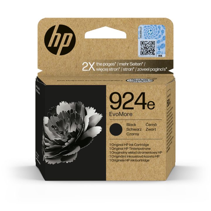 HP Cartucho de Tinta Original EvoMore 924e preto