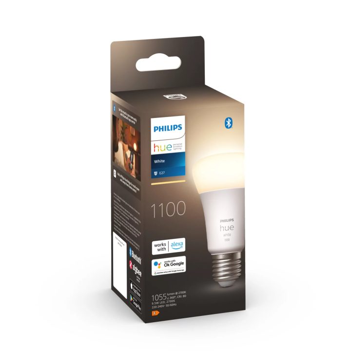Philips Hue White Smart Bulb A60 - E27 - 1100
