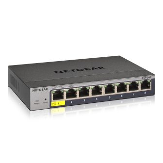 NETGEAR GS108T Managed L2 Gigabit Ethernet (10/100/1000) Gray