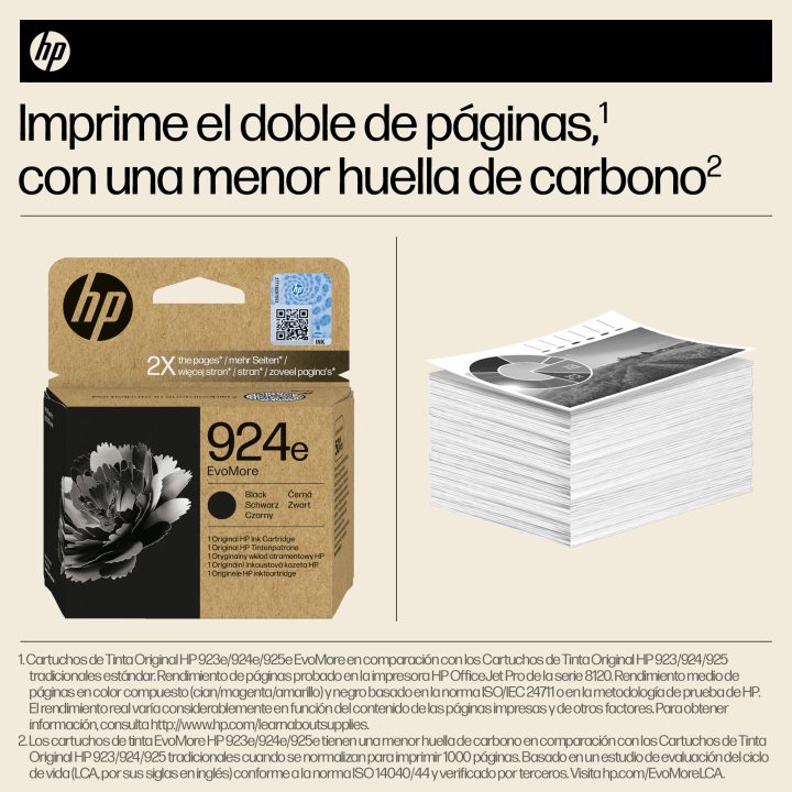 HP Original EvoMore 924e Black Ink Cartridge
