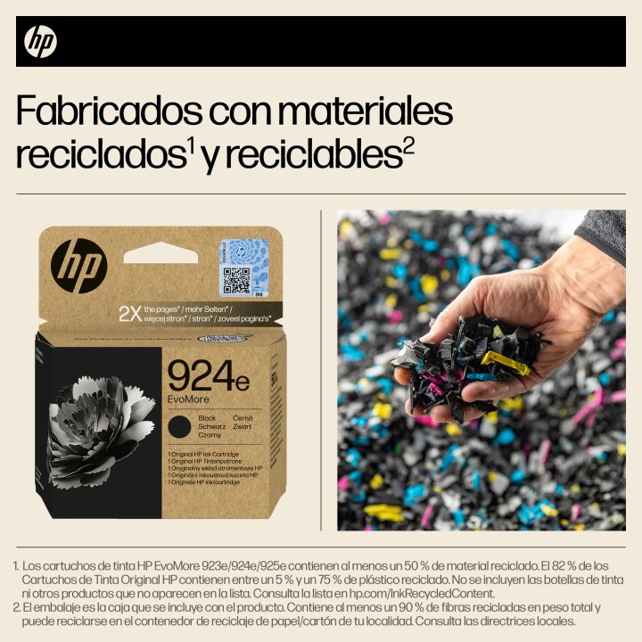 HP Original EvoMore 924e Black Ink Cartridge