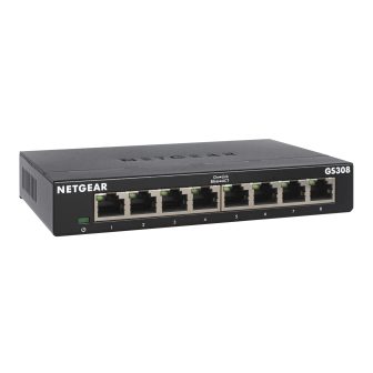 NETGEAR GS308-300PES Unmanaged L2 Gigabit Ethernet (10/100/1000)…