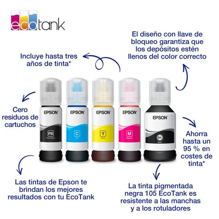 Epson 106 Botella de tinta amarilla EcoTank