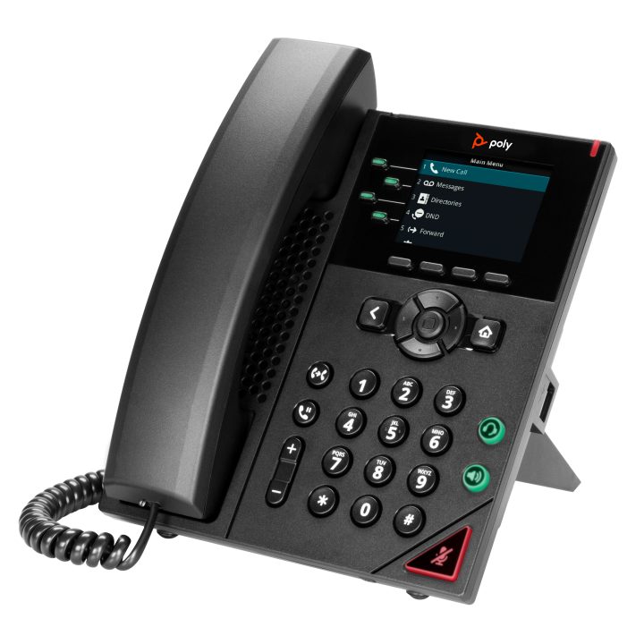 HP Poly Teléfono IP Poly VVX 250 de 4 líneas y habilitado para…