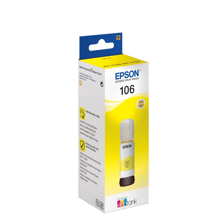 Epson 106 Botella de tinta amarilla EcoTank