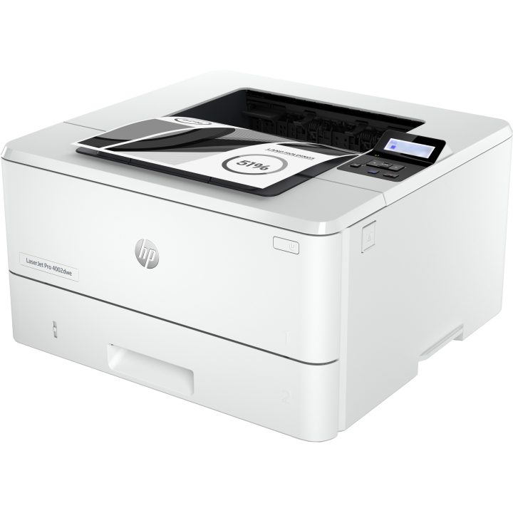 Impressora HP LaserJet Pro 4002dwe, Preto e branco, Impressora para…