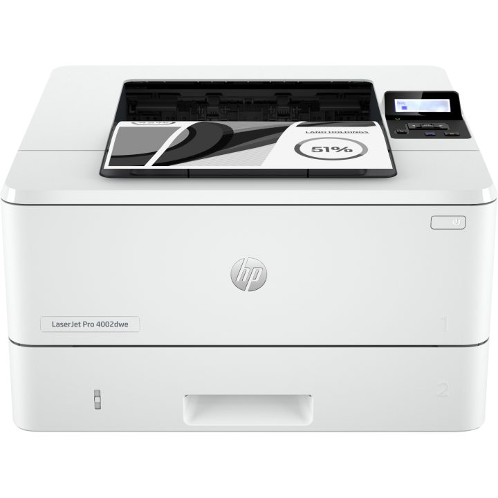 HP LaserJet Pro 4002dwe Printer, Black and White, Small and Medium…