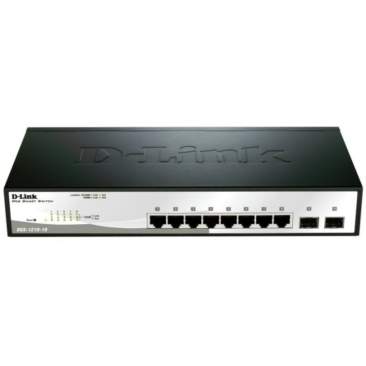 D-Link DGS-1210-10 Gestionado L2 Gigabit Ethernet (10/100/1000) 1U…