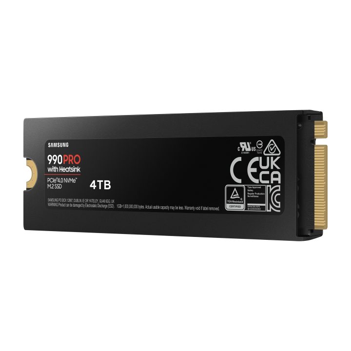 Samsung 990 Pro HeatSink 4 TB M.2 NVMe PCIe 4.0