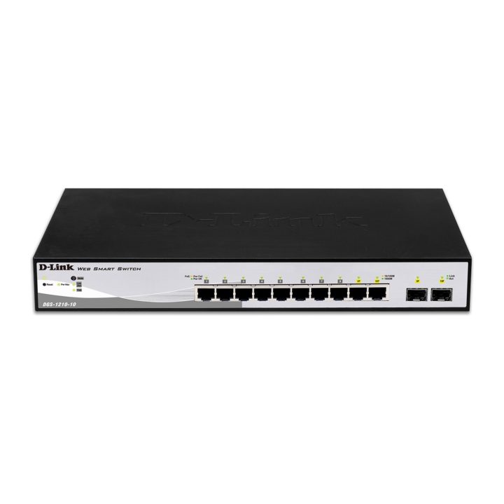 D-Link DGS-1210-10 Gestionado L2 Gigabit Ethernet (10/100/1000) 1U…