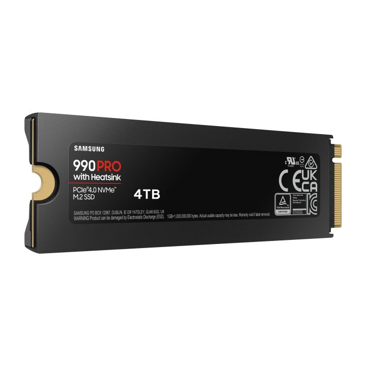 Samsung 990 Pro HeatSink 4 TB M.2 NVMe PCIe 4.0
