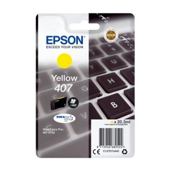 Epson Tinta amarilla 407L DURABrite Ultra Teclado