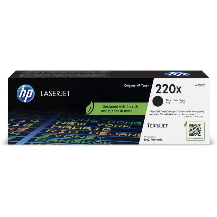 HP Cartucho de toner Original LaserJet 220X preto