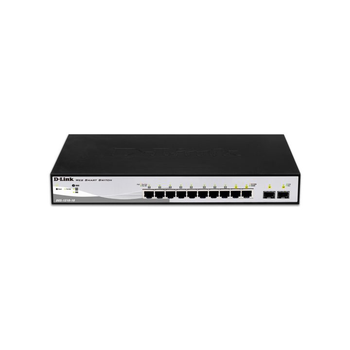 D-Link DGS-1210-10 Gerido L2 Gigabit Ethernet (10/100/1000) 1U Preto…