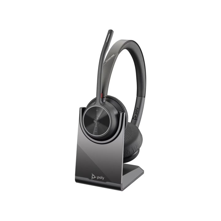 Poly Voyager 4320-M Microsoft Teams Certified Wireless Over-Ear…