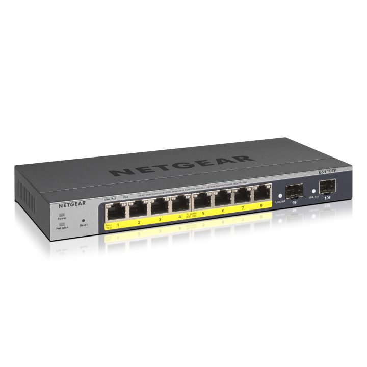 NETGEAR GS110TP Managed L2/L3/L4 Gigabit Ethernet (10/100/1000) Power…