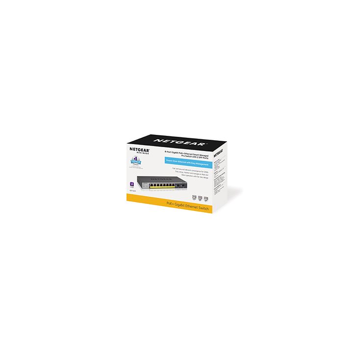 NETGEAR GS110TP Managed L2/L3/L4 Gigabit Ethernet (10/100/1000) Power…