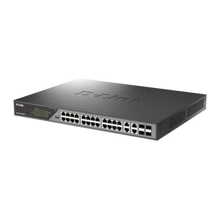 D-Link DSS-200G-28MP Managed L2 Gigabit Ethernet (10/100/1000) Power…