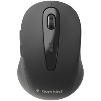Gembird MUSWB-6B-01 Right-Hand Office Mouse Bluetooth Optical 1600 DPI