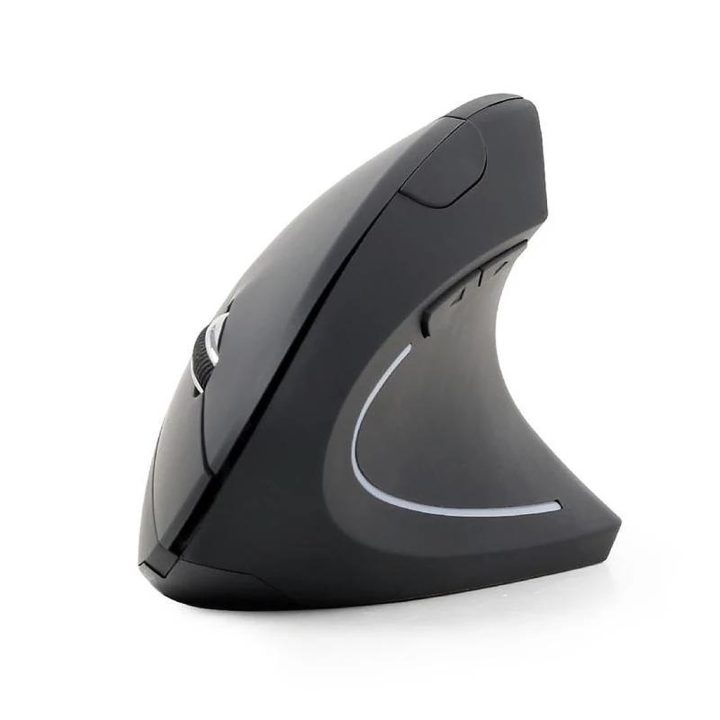 Rato óptico sem fios ergonómico Gembird 6 botões Preto (MUSW-ERGO-01)