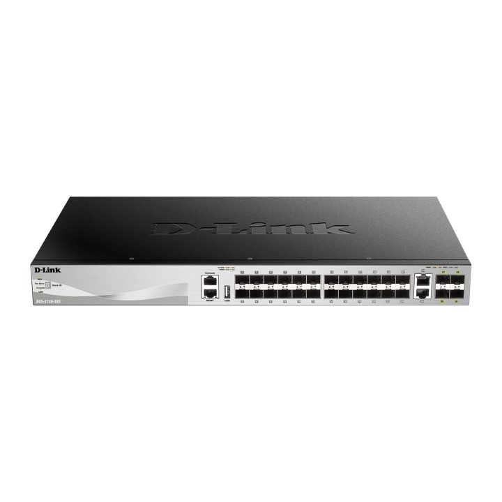 D-Link DGS-3130-30S/E Managed L3 10G Ethernet (100/1000/10000) Switch…
