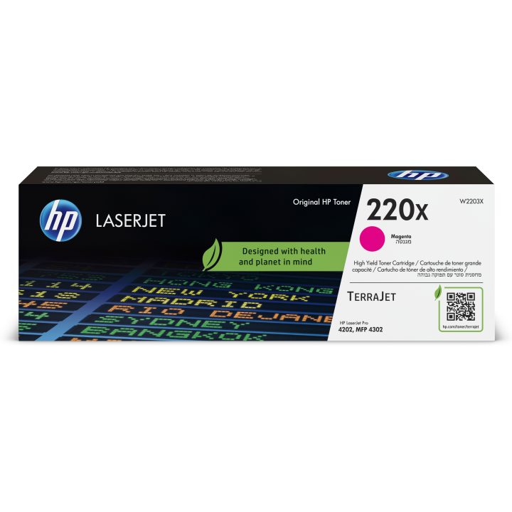 HP Cartucho de Toner Original LaserJet 220X magenta
