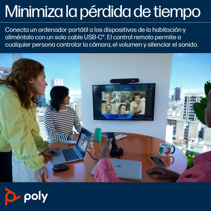 HP Poly Barra de vídeo Poly Studio USB R30