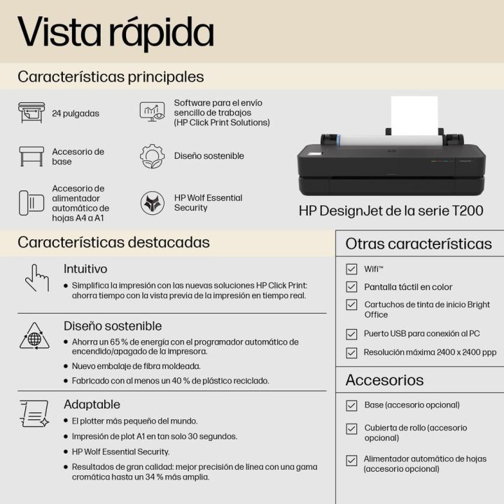 HP Designjet T250 24-inch Printer 2025 Edition