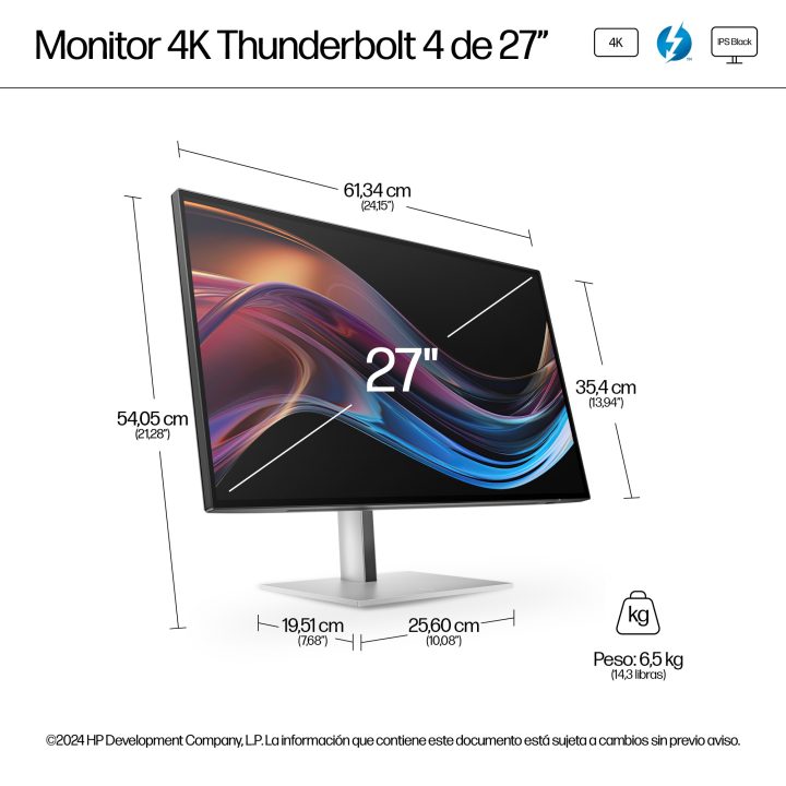 HP Series 7 Pro 27" 4K UHD IPS Preto
