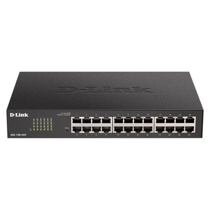 D-Link DGS-1100-24V2 Managed L2 Gigabit Ethernet (10/100/1000) 1U…