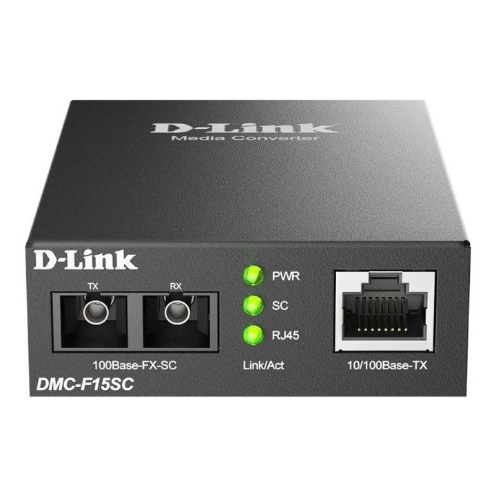 D-Link DMC-F15SC/E conversor de meio 100 Mbit/s 1310 nm Preto