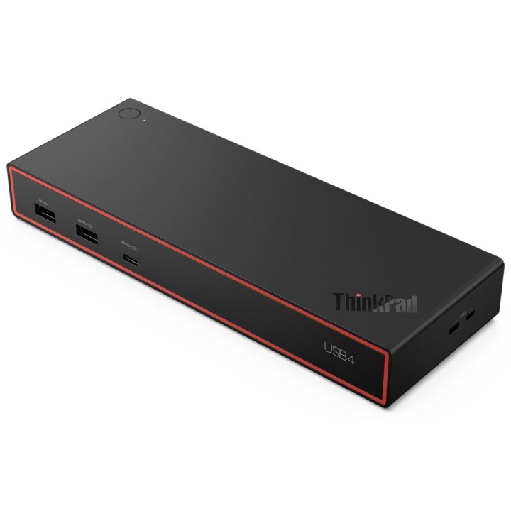 Lenovo ThinkPad USB4 Dock 5000 Wired Thunderbolt 4 Black