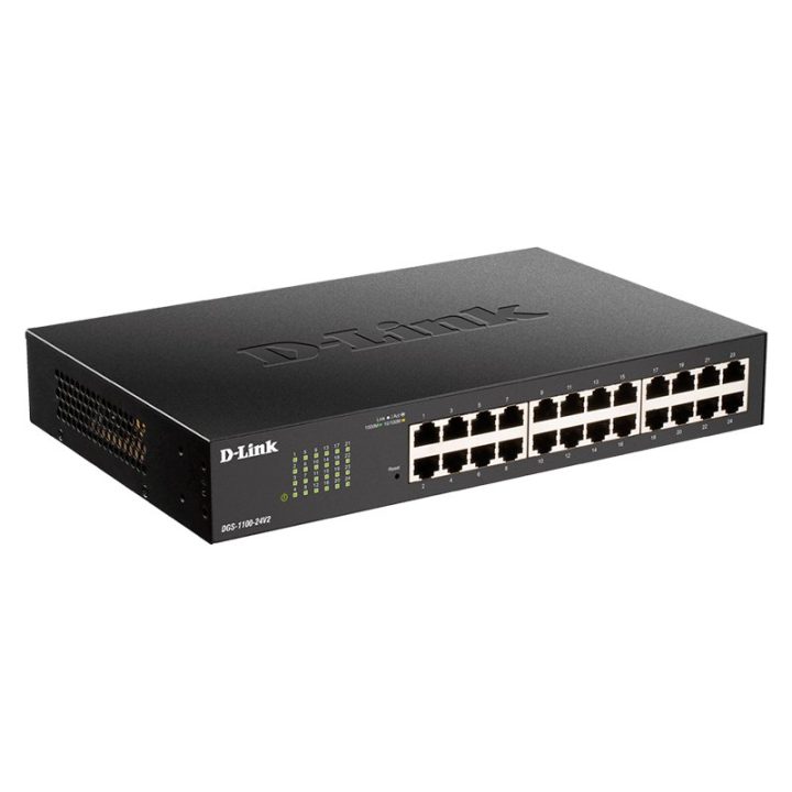 D-Link DGS-1100-24V2 Managed L2 Gigabit Ethernet (10/100/1000) 1U…