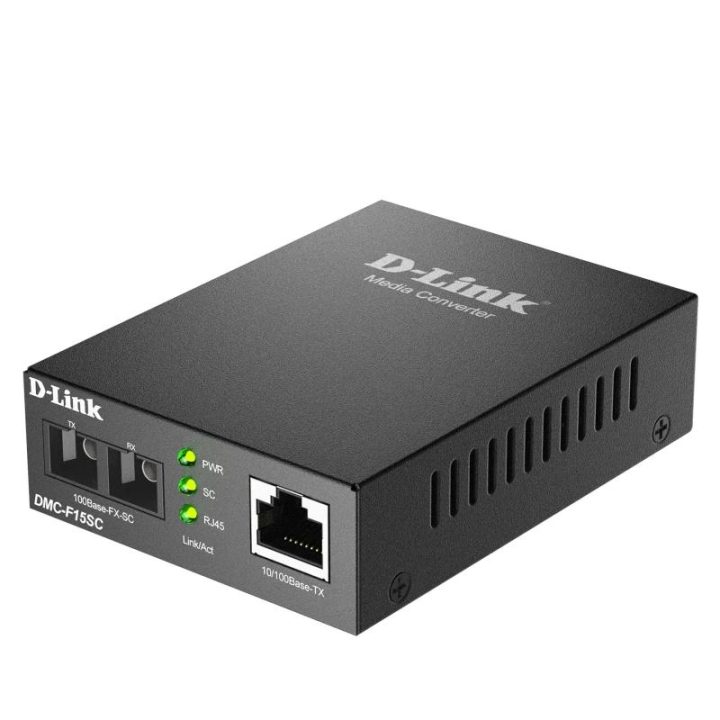 D-Link DMC-F15SC/E Media Converter 100 Mbit/s 1310 nm Black
