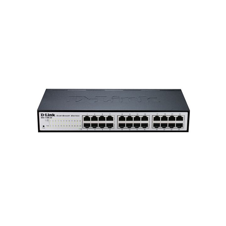 D-Link DGS-1100-24V2 Managed L2 Gigabit Ethernet (10/100/1000) 1U…