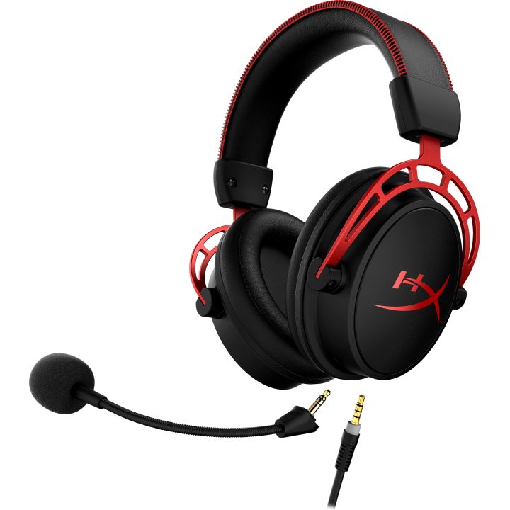 Auscultadores gaming HyperX Cloud Alpha (preto-vermelho)