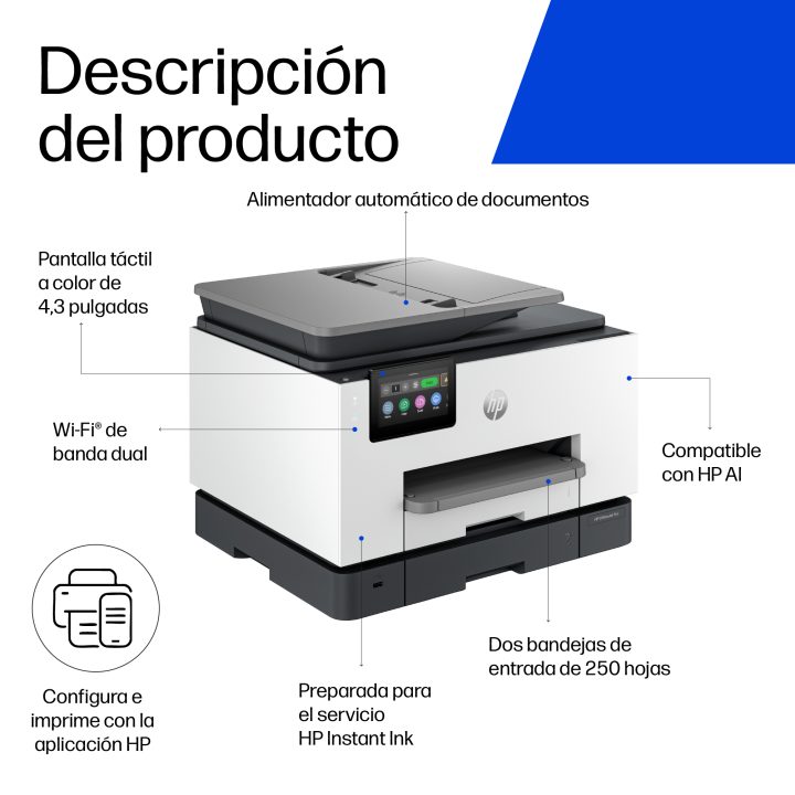 HP OfficeJet Pro 9132e Wireless All-in-One Color Printer, Instant Ink…