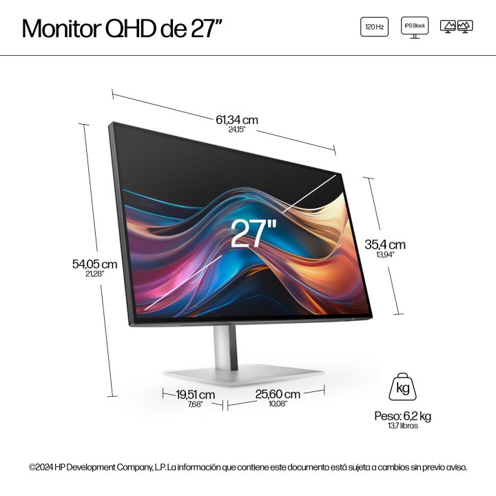 HP Series 7 Pro 27" QHD 120 Hz