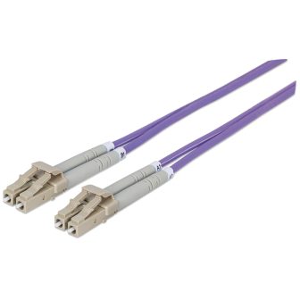 Intellinet 750875 Cabo de fibra óptica e InfiniBand 1 m LC Violeta