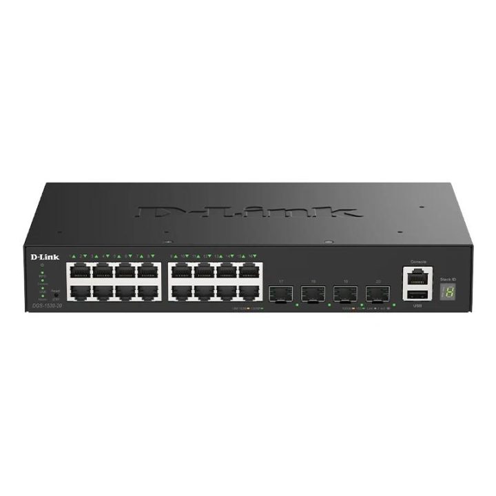D-Link DGS-1530-20/E switch Gerido L2 Gigabit Ethernet (10/100/1000)…