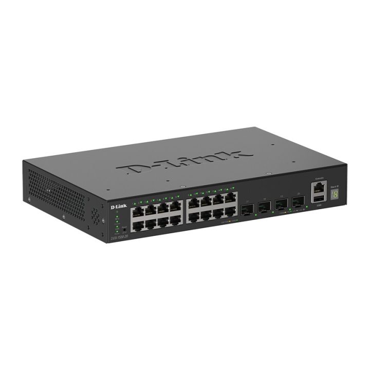 D-Link DGS-1530-20/E Managed L2 Gigabit Ethernet (10/100/1000) Switch…