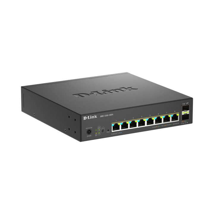 D-Link 10-Port Multi-Gigabit Smart Managed PoE Switch