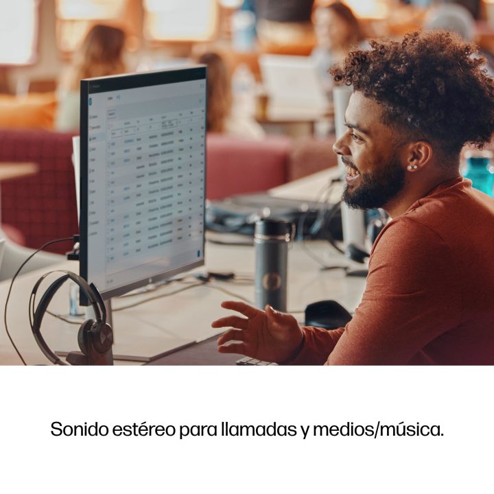 HP Poly Auscultadores Poly Voyager Focus 2 USB-C-C com certificação…