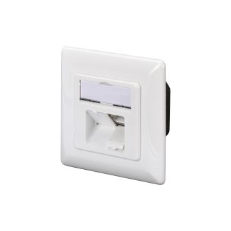 Digitus DN-9007-S-1 tomada de corrente 2 x RJ-45 Branco